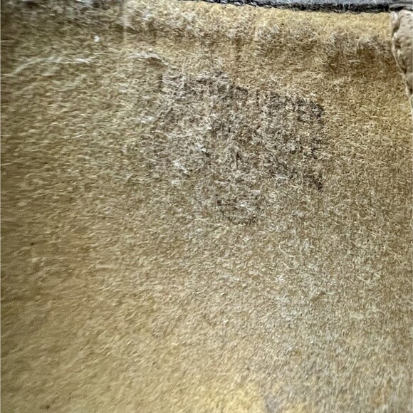 Etienne Aigner Black Croc Embossed Leather Block Heel Pumps Women 7N Narrow - Picture 13 of 16